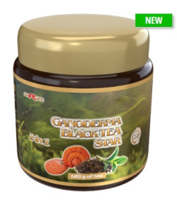 GANODERMA BLACK TEA STAR, 120 g Fekete tea ganodermával